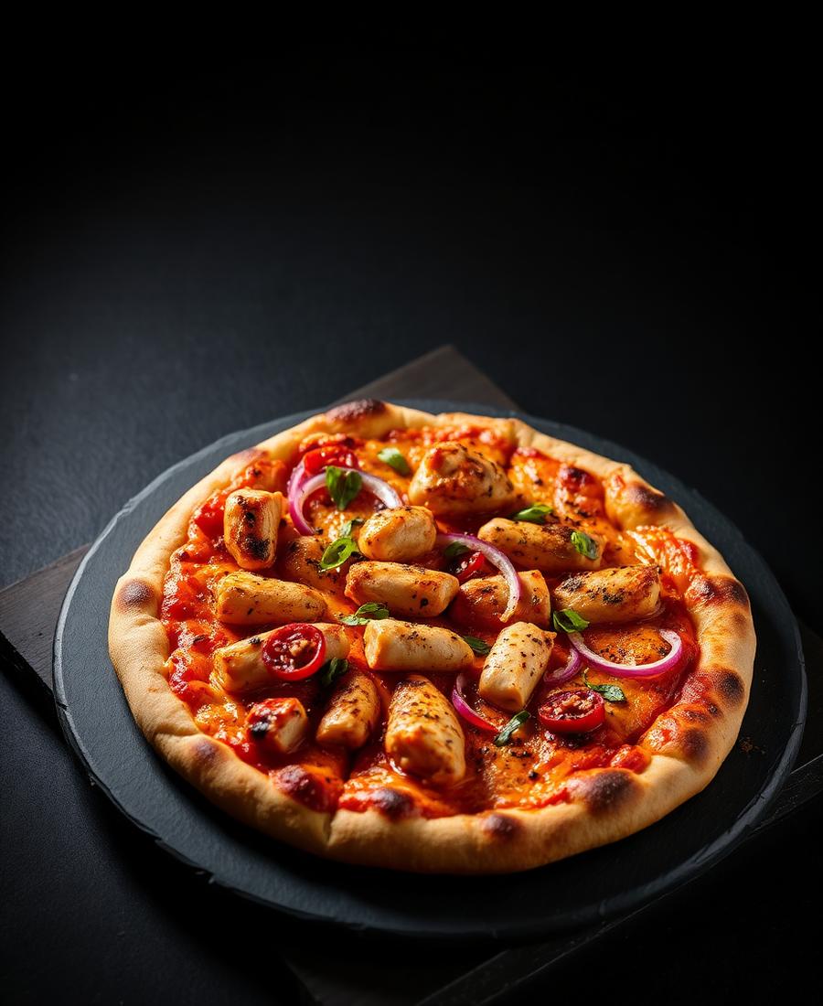 Spicy Chicken Pizza